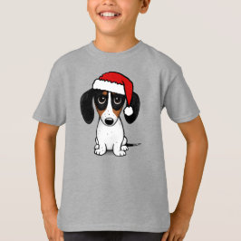 Piebald Dachshund Santa Leuke Wiener Hond T-shirt
