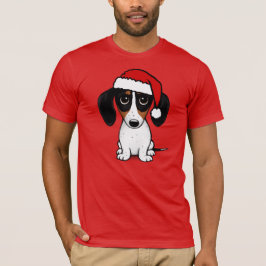 Piebald Dachshund Santa Leuke Wiener Hond T-shirt