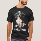 Piebald Dachshund T-shirt (Voorkant)