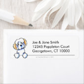 Piebald Havanese Clean & Simple Etiket (Insitu)