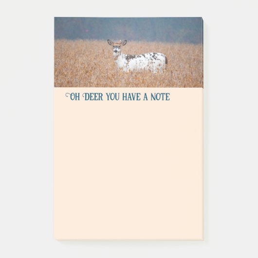 Piebald Herten Foto Post-it® Notes (Voorkant)