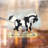 Piebald Overo Pinto Horse Decal (Vel 2)