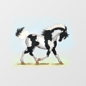 Piebald Overo Pinto Horse Decal (Vel)