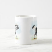 Piebald Overo Pinto Horse Koffiemok (Center)