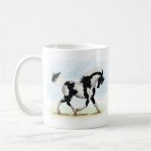 Piebald Overo Pinto Horse Koffiemok (Links)