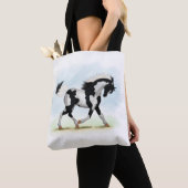 Piebald Overo Pinto Horse Tote Bag (Dichtbij)