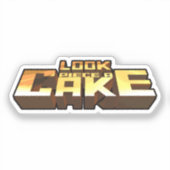 piece a cake sticker (Voorkant)