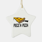 Piece' A Pizza Keramisch Ornament (Rechts)