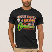 Piece ah Pork/Trini-Kerstmis T-shirt (Voorkant)