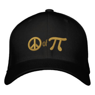 Piece as in Peace of Pi Geborduurde Pet