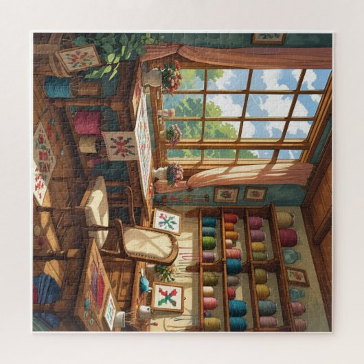 Piece by Piece-Stitch by Stitch Puzzle for Crafter Legpuzzel (Horizontaal)