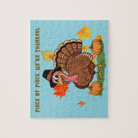 Piece by Piece, We're Thankful Thanksgiving Puzzle Legpuzzel (Verticaal)