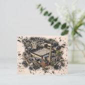 Piece Hall, Halifax Briefkaart (Staand voorkant)