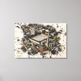 Piece Hall, Halifax Canvas Afdruk