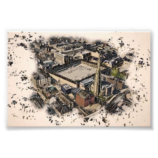 Piece Hall, Halifax Foto Afdruk (Voorkant)