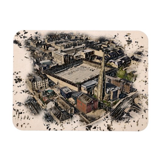 Piece Hall, Halifax Magneet (Horizontaal)