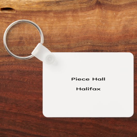 Piece Hall, Halifax Sleutelhanger (Achterkant)