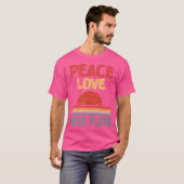 Piece Love Nose Flute Funny T-shirt (Voorkant volledig)
