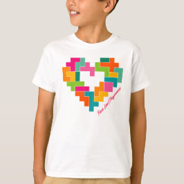 Piece, Love & Polyominoes Boys Shirt