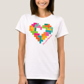 Piece, Love & Polyominoes Shirt (Voorkant)