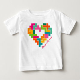 Piece, Love & Polyominoes Toddler Shirt