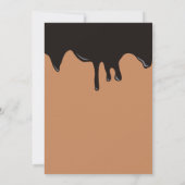 Piece of Cake Invite 1st  First Birthday Cute Kaart (Achterkant)