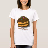 Piece of Cake - Stijlvol en leuk grafisch T-shirt (Voorkant)