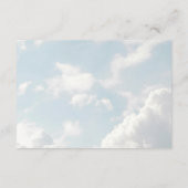 Piece of Heaven Baby shower Luier Raffle Informatiekaartje (Achterkant)