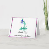 Piece of Heaven Father's Day Card Kaart (Achterkant)