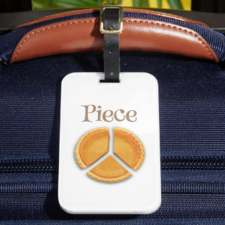 "Piece" vredessymbool Bagagelabel