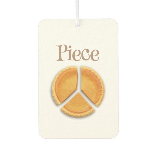 "Piece" vredessymbool Luchtverfrisser (Voorkant)