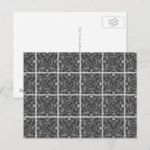 PiecedLayered 2x2 BandW Briefkaart (Voorkant / Achterkant)