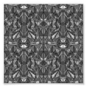 PiecedLayered 2x2 BandW Foto Afdruk (Voorkant)