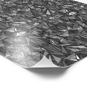 PiecedLayered 2x2 BandW Foto Afdruk (Hoek)