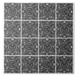 PiecedLayered 2x2 BandW Tegeltje