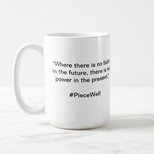 PIeceWellQuote Koffiemok (Links)
