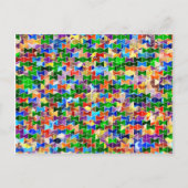 Piecewise Bowties Dot Briefkaart (Voorkant)