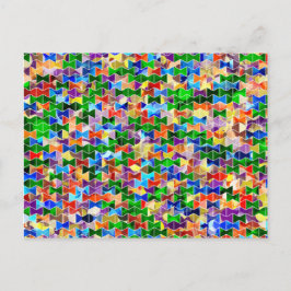 Piecewise Bowties Dot Briefkaart