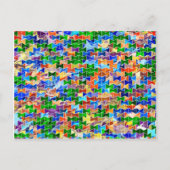 Piecewise Bowties Swirl Briefkaart (Voorkant)