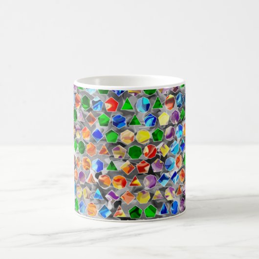 Piecewise Polygons Swirl 11oz Mok (Center)