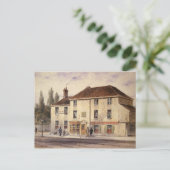 Pied Bull Public House, 1848 Briefkaart (Staand voorkant)