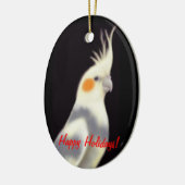 pied Cockatiel Ornament (Links)