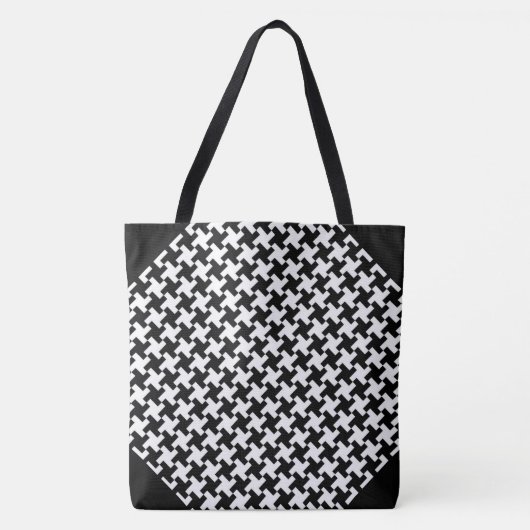 Pied de Poule Tote Bag (Voorkant)