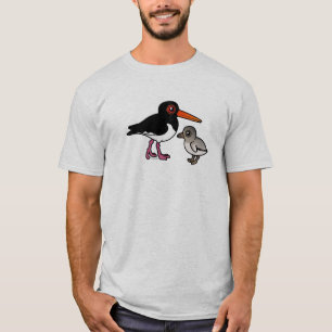 Pied Oystercatcher met chick T-shirt