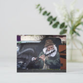 Pied Piper Urban Art Briefkaart (Staand voorkant)