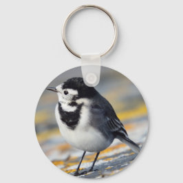 Pied Wagtail Keyring Sleutelhanger