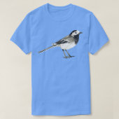 Pied wagtail t-shirt (Design voorkant)