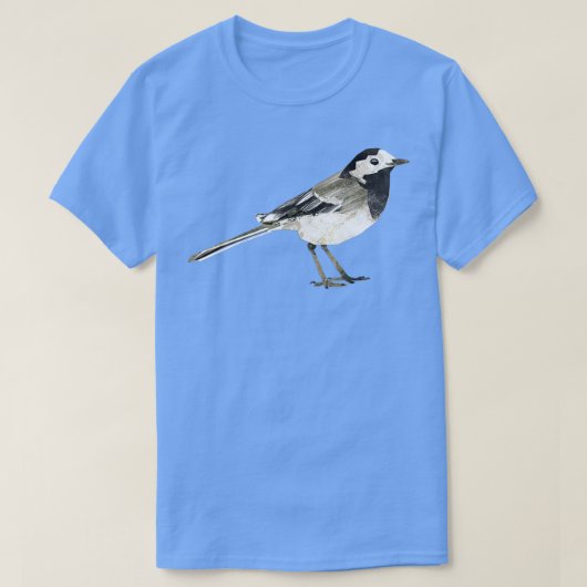 Pied wagtail t-shirt (Design voorkant)