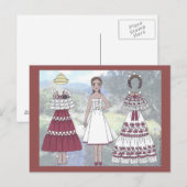 Piedad of Panama Paper Doll Briefkaart (Voorkant / Achterkant)