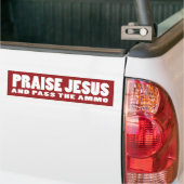 Piedere Jezus Ammo Bumpersticker (Op Truck)